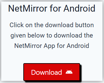 NetMirror App Download